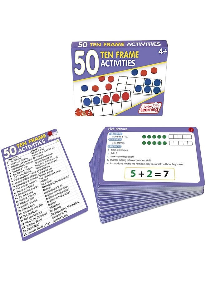Junior Learning JL321 50 Ten Frame Activities - Image 3